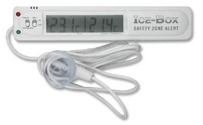 Brannan Fridge Freezer Alarm Thermometer (Safety Zone Alert)